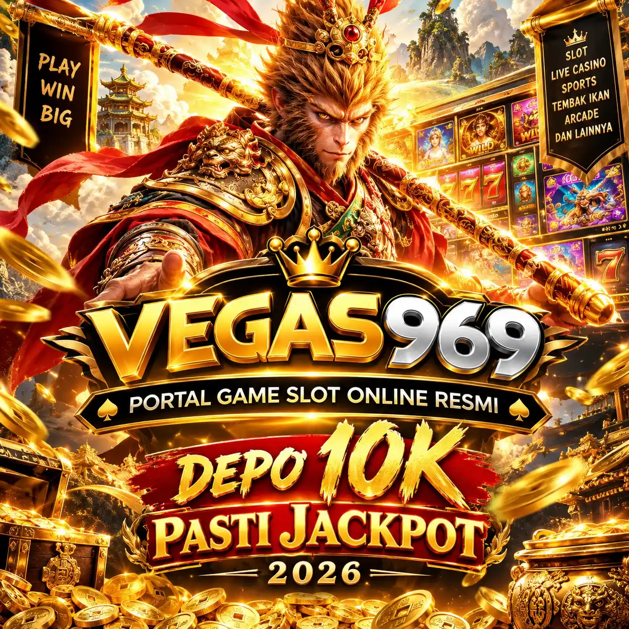 VEGAS969 ~ Portal Game Slot Online Resmi Depo 10k Pasti Jackpot 2026